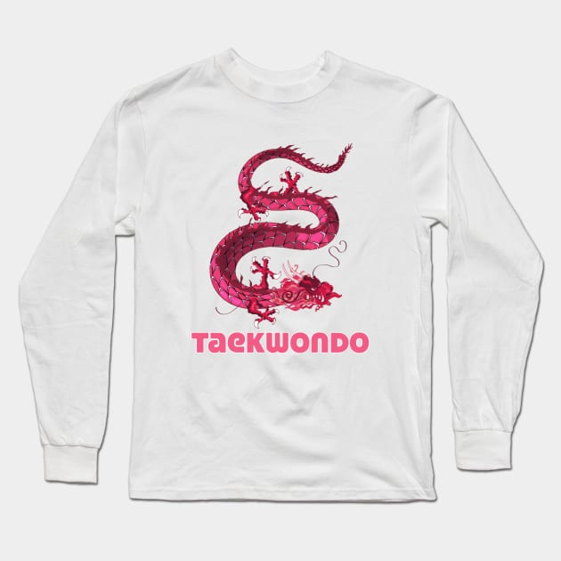 Taekwondo Long Sleeve T-Shirt by nickemporium1